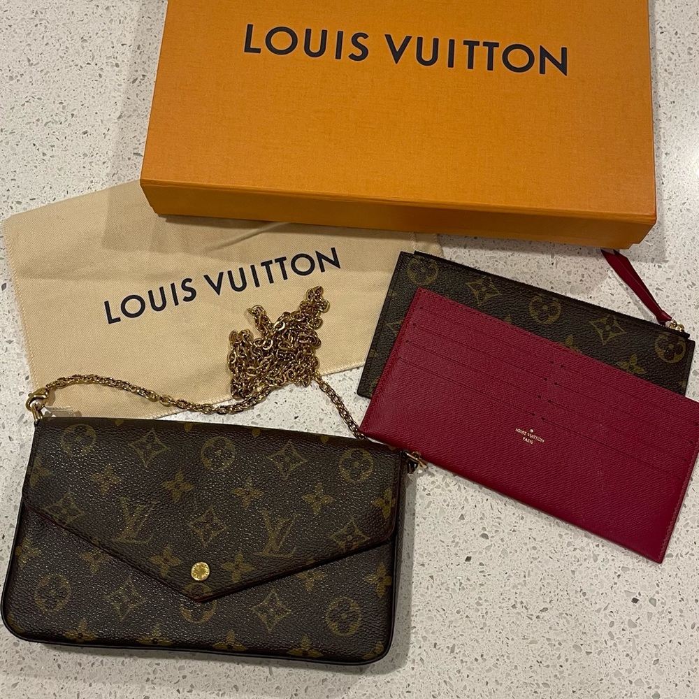 Louis Vuitton Monogram Felicie in Fuschia
